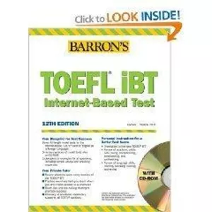 учебник TOEFL iBT  CD 2th Edition, редакция Barron's