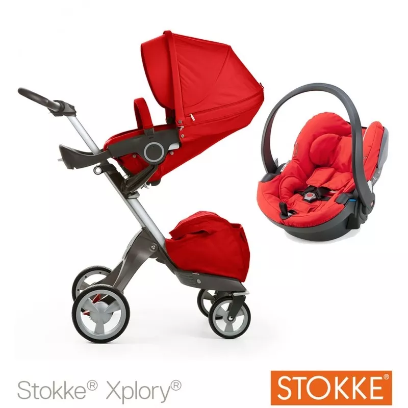 2014 Stokke Xplory V4 новорожденных Полное коляски  2